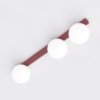regleta de techo ereni granate opal 3 luces