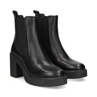 unisa botines con tacon mujer - negro talla 36