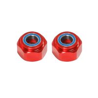 2pcs piezas de actualizacion accesorios conector hexagonal de rodamiento de rueda frontal de aleacion de aluminio de 12