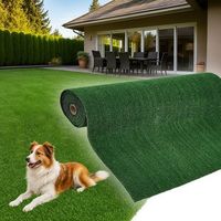 rollito de cesped artificial barato exterior jardin terraza mascotas r 7mm ancho 2m x5mt largo-2x5 mt -rollo 2x5mt