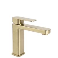 grifo de lavabo rea arlo brushed gold low