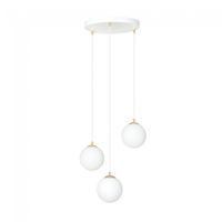 lampara colgante gala blanco 3 luces