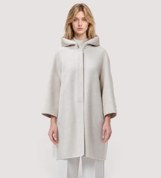 DUNO para mujer. EMILIA Abrigo Emilia beige (42), Casual, Lana