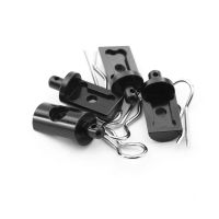 4pcs postes de montaje de cuerpo de metal mejorados para modelos de vehiculos rc tamiya cw-01 lunch boxpiezas de repues