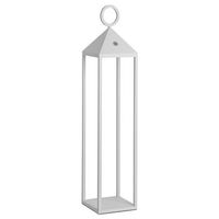 moderna linterna led pic nic 22w ip54 recargable y regulable h 67 cm blanco