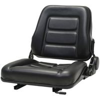 asiento de maquina elevadora y tractor respaldo ajustable negro vidaxl