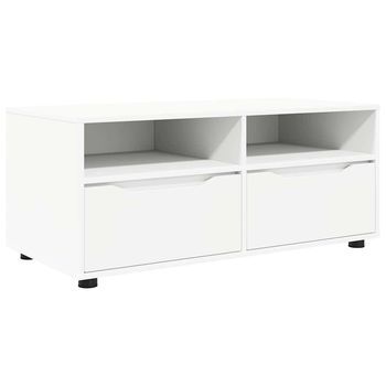 Mueble De Tv | Mueble De Salón | Gabinete De Tv Con Cajón 100 X 48 X 43 Cm Madera Contrachapada