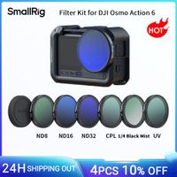 kit de filtros smallrig para dji osmo action 6 con filtro nd8 nd16 nd32 cpl uv  14 filtro black mist y cubierta de lente de silicona -5967