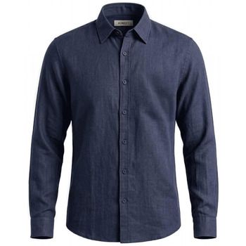 40weft Camisa manga larga BRAID 3164/2670 - 56025-W1738 BLU para hombre
