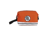 neceser - sherwood goku 25x15x13 cm diseno goku kanji kame cremallera con asa