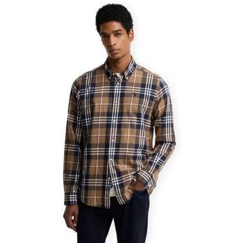 Barbour Camisa manga larga Edgar Tailored Shirt - Stone para hombre