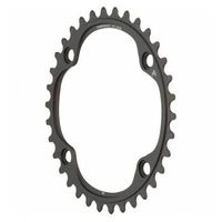plato campagnolo super record 4 brazos negro 11 velocidades carretera aluminio 34t