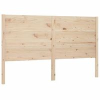 cabecero madera maciza de pino 206x4x100 cm vidaxl