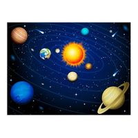 papel pintado 3d - el sistema solar 300x231 cm