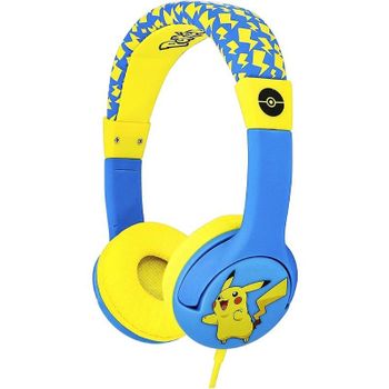 OTL Technologies Pokemon Pikachu - Auriculares con Cable para niños, Azul