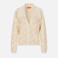 stine goya long sleeve cropped knit cardigan - s
