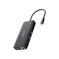 dock acer 12 en 1 usb-c hdmi dp rj45 negro 100w