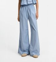 boss para mujer 50559237 pantalon tiplyn de rayas azul 34 casual viscosa