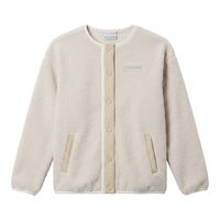 columbia polar helvetia full snap fleece para nina