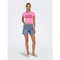 only short 15196224 phine-light blue bleached denim para mujer