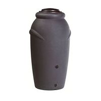 barril agua lluvia 210l aquacan baby plastico antracita 596x56x1183 cm
