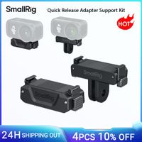 kit de soporte de adaptador de liberacion rapida smallrig con orificio roscado de 14-20 y soporte de 2 clavijas para dji osmo nano para dji osmo action 6
