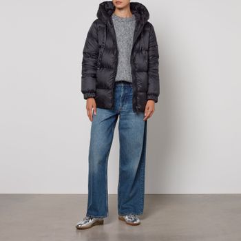 Max Mara The Cube Seia Quilted-Shell Coat - UK 8