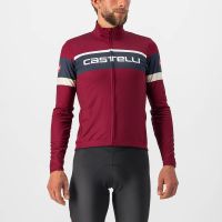 castelli passista jersey - m - bordeauxsavile blue-chalk