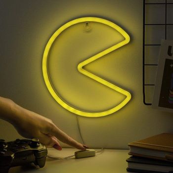 Lámpara de Pared LED Pac-Man Paladone PP12624PMVN Blanco