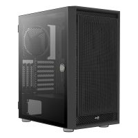 aerocool graphite cristal templado usb 30 negro
