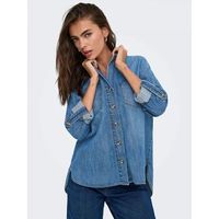only camisa 15361370 yasmin-medium blue denim para mujer