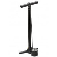 lezyne bomba de pie macro floor drive 220psi negro mate abs-1 chuck