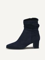 caprice bootie blue made of textiles with block heel size 41