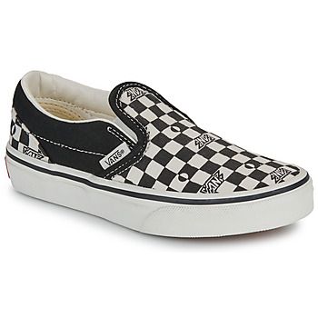 Vans Zapatos Classic Slip-On GEO CHECK BLACK/WHITE para niña