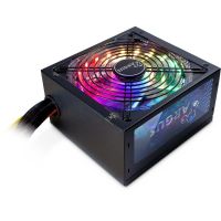 fuente de alimentacion inter-tech argus rgb-500w ii 500w 80 plus bronze con iluminacion rgb