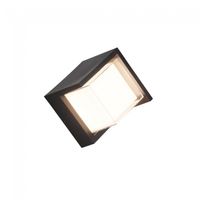 aplique de pared de exterior led puno sq 8w