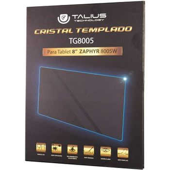 Talius TG8005 Protector Cristal Templado para Zaphyr 8005W/8004W 8