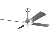 ventilador de techo - cecotec energysilence aero 570 3 velocidades 4 aspas lightsystem 2-in-1 plata