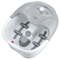 masajeador pies hidromasaje intensivo burbujas infrarrojos uso con  sin agua 4 rodillos masaje blanco 80 w adler ad 2167