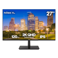 nilox monitor 27 2k ips 120 hz hdmi y dp 27 lcd ips quad hd hdmi