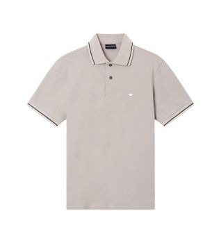 Emporio Armani para hombre. EM004607_AF23090 Polo de Algodón beige (XXL), Casual, Manga corta