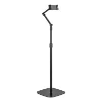 soporte de suelo aisens msf3p-301 giratorio inclinable altura ajustable negro