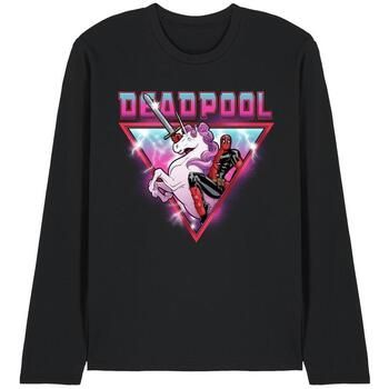 Deadpool Camiseta manga larga Metal Unicorn para mujer
