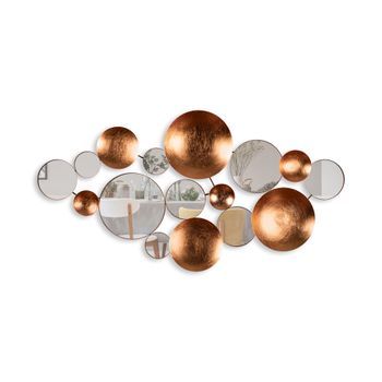 Decoración Pared De Metal Infinity-2 Multicolor 116x60x4 Cm