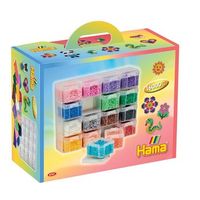 archivador con cajones  caja de almacenamiento hama grande con 16000 beads