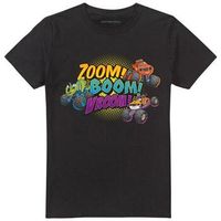dessins animes camiseta zoom boom vroom para hombre