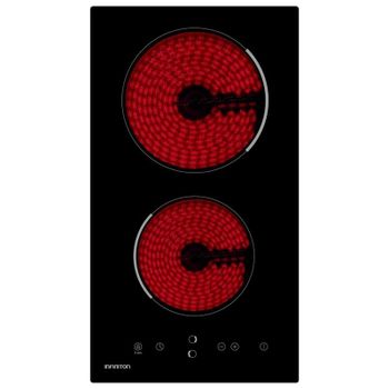 Placa de inducción Infiniton VIT2FBN 2 zonas 3000W 30 cm Negro encastrable Touch
