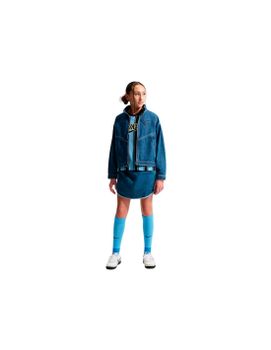 Chubasquero Nike Sportswear Windrunner Denim Jacket Niña Azul