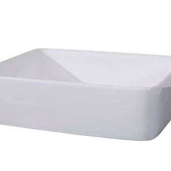 Lavabo cerámica colocar baño blanco nuevo tikamoon