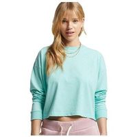 superdry camiseta manga larga t-shirt vintage crop a manches longues para mujer